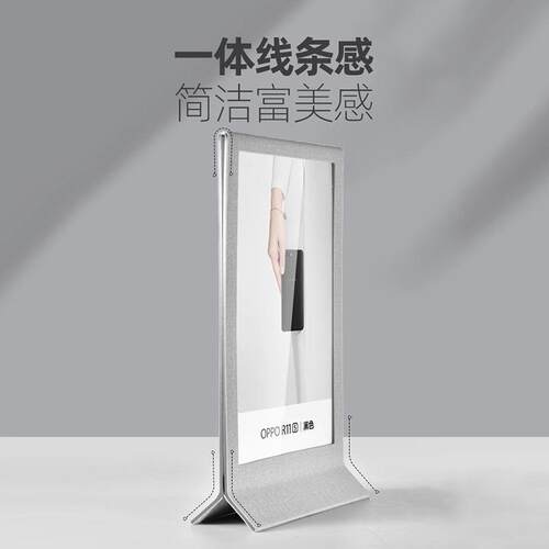 双面展示牌皮质桌牌a4桌面立牌台卡价格牌亚克力宣传A5广告牌台签