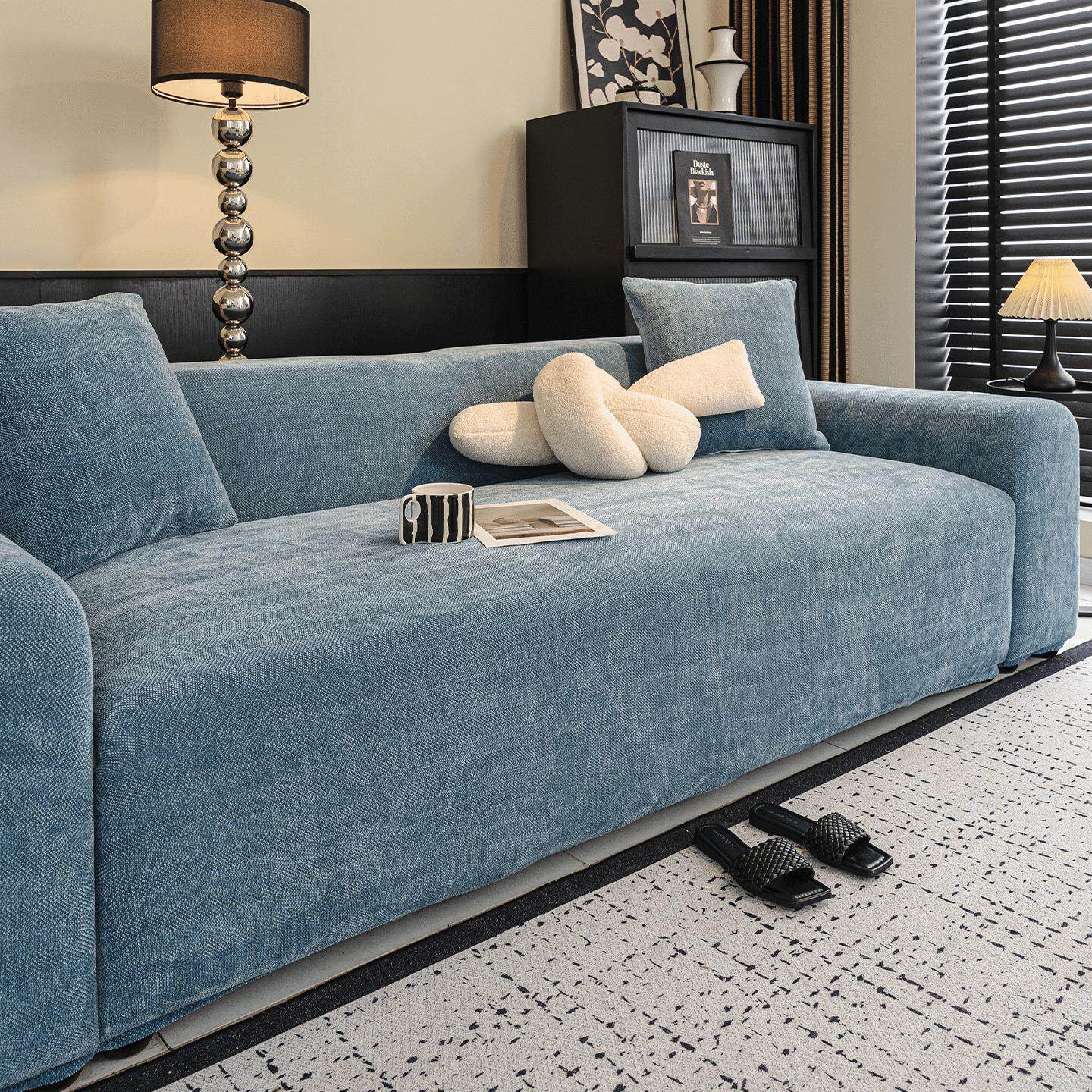 弹力全包人字纹沙发套罩2026新款四季通用固定防滑全包万能套