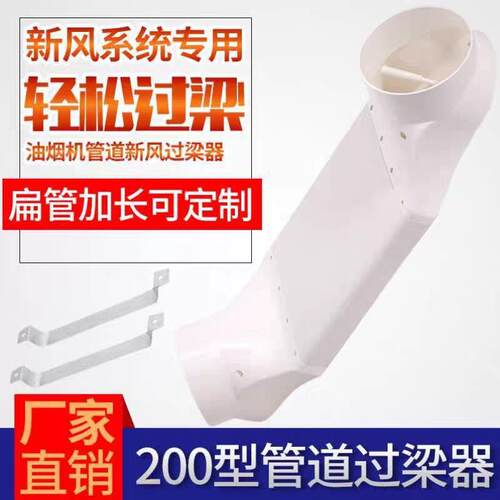 新风系统专用油烟机管道过梁器通风管道扁管