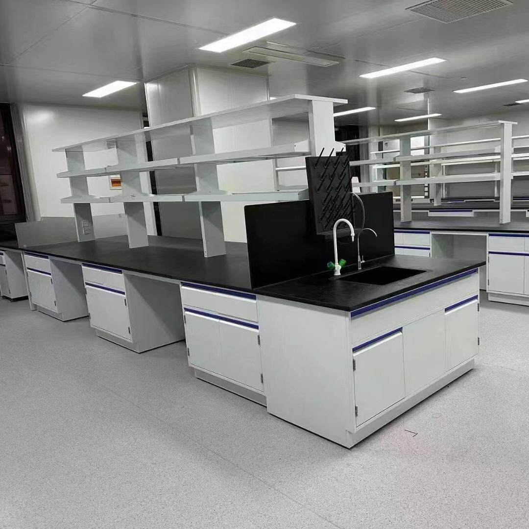 全钢实验台实验室边台试验台工作台操作台钢木实验台化学桌通风柜