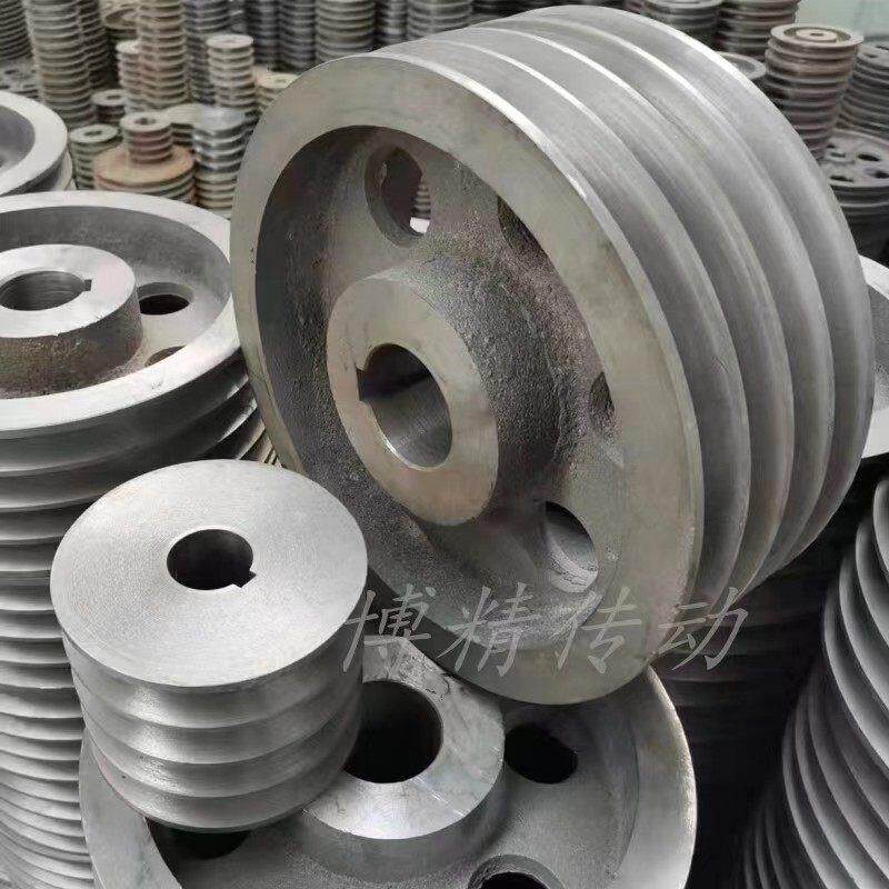 三角皮带轮外径120-500mm四槽C带铸铁电机轮键槽内径4槽C型皮带盘