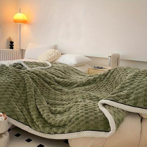 2025跨境新款 Blankets Throws 旅行毯适用于沙发床办公室和家庭