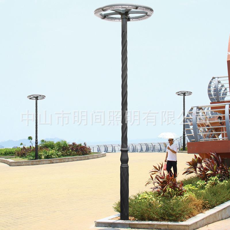 加工生产欧式庭院灯 3米双头压铸铝户外别墅园林景观照明庭院路灯