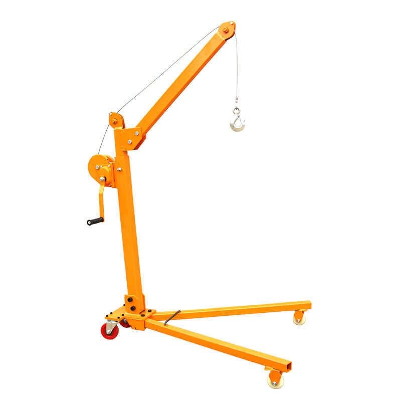可折叠式小吊机移动式小吊机微型吊车手摇小型起高机便携式