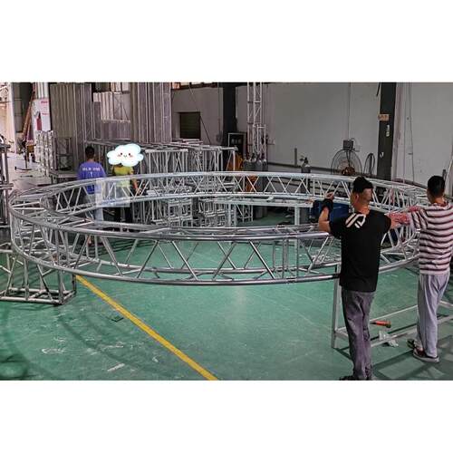 400四方插销圆架活动庆典篷房架展示弧形灯光吊Truss