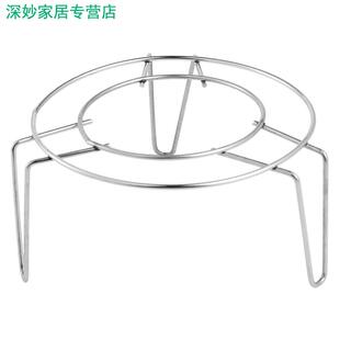 不锈钢蒸架蒸菜三脚架家用蒸笼三角架隔水厨房锅内蒸饭架子蒸菜架