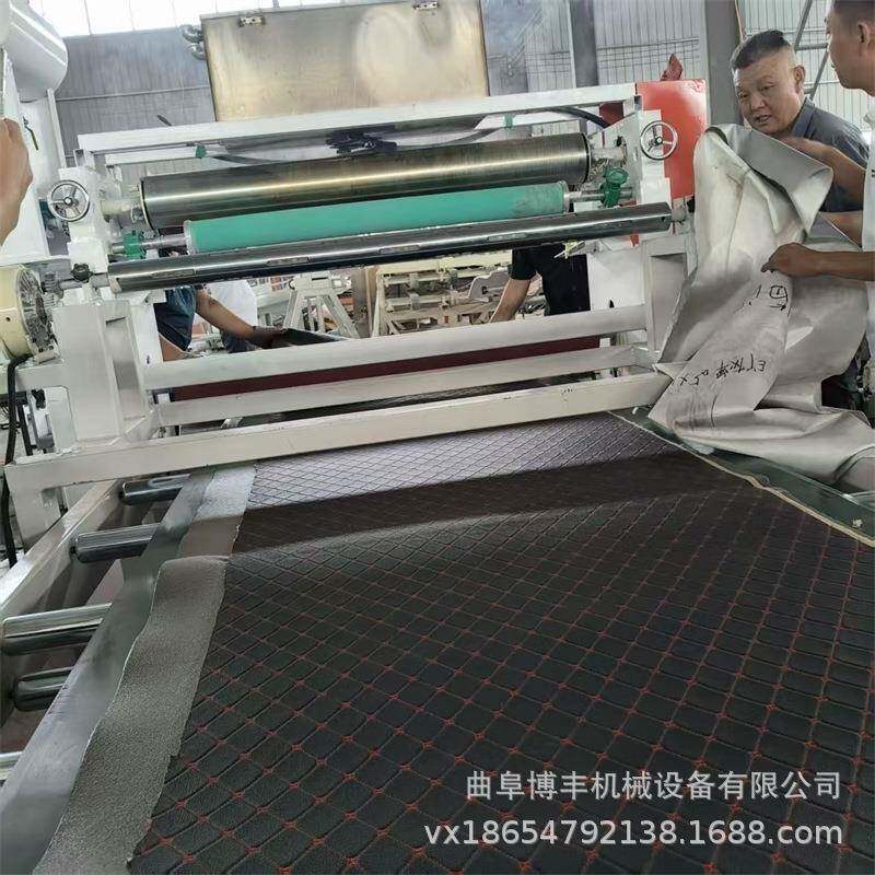 XPE海绵皮革热熔胶复合机 PVC地板革贴合机 EPE脚垫塑料膜覆膜机