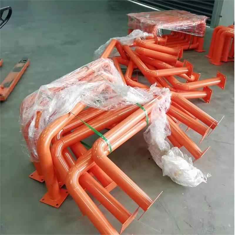 车管间u护栏库防撞栏车杆停车位挡车器钢管护栏型NKIU型钢挡车器