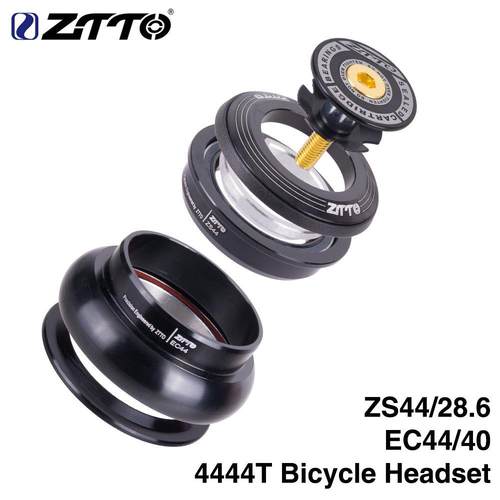 ZTTO ZS44/EC44直管车架改椎管前叉锥形碗组公路山地车锥管碗组