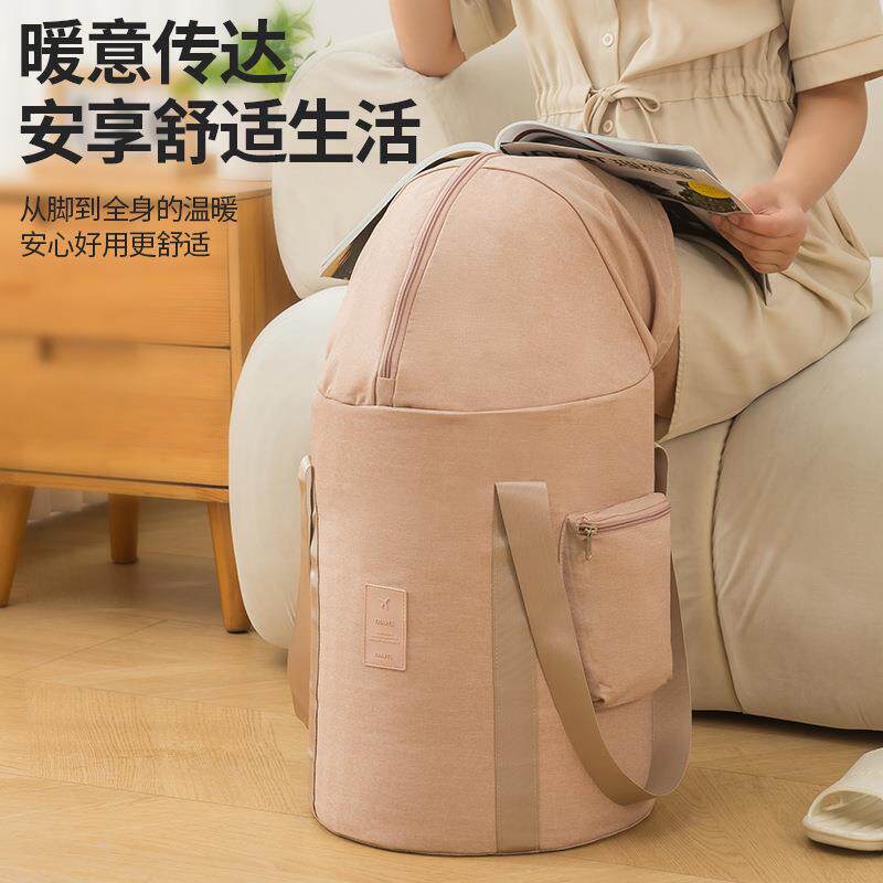 折叠保温泡脚桶阳离子加厚升级加高深桶便携式家用洗脚护膝泡脚袋