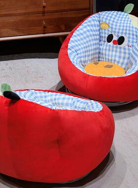 地多巴胺榻榻米坐垫靠背一体上看书厚懒卧室加地板大眼苹果蒲团人