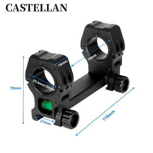 25.4 30mm水平仪支架快拆连体支架水平仪支架M10连体水平仪管夹