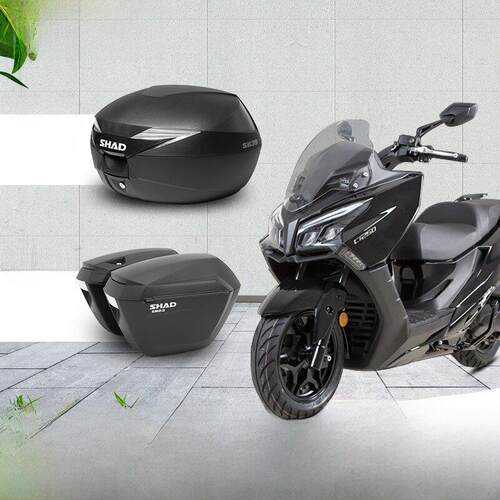 SHAD光阳CT250夏德三箱CT300摩托车边箱赛艇400边架S350后备尾箱