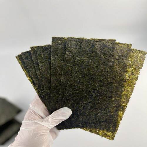 半切型A级海苔寿司专用三角饭团军舰商用烤紫菜包饭寿司材料食材