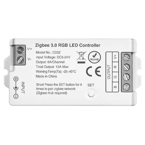 奥能达Zigbee 3.0 RGB/RGBW/RGBCCT控制器 TUYA智能生活APP控制