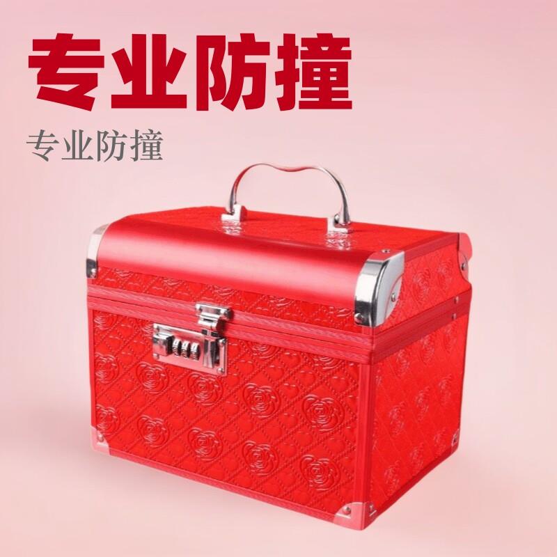 礼金箱彩礼钱礼金盒订婚聘礼结婚密码盒子简易收拾档小巧首饰盒