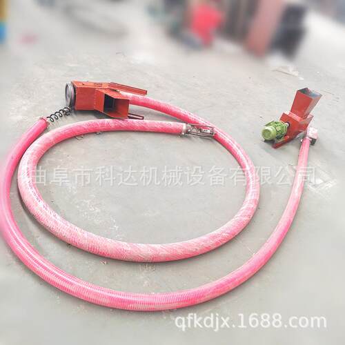 塑料颗粒装车用软管吸粮机西瓜子双输出软管弹簧上料机