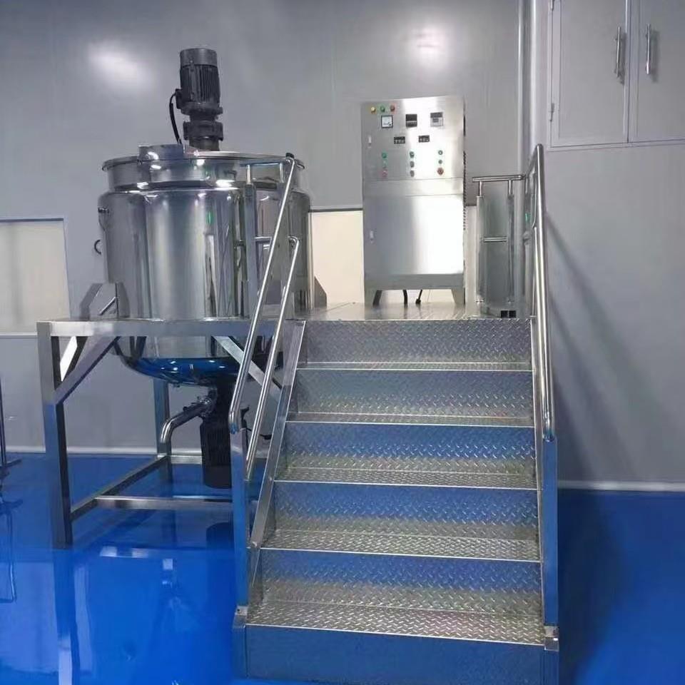 厂家直销不锈钢液体搅拌罐洗发水沐浴露液体搅拌机液体加热混合机