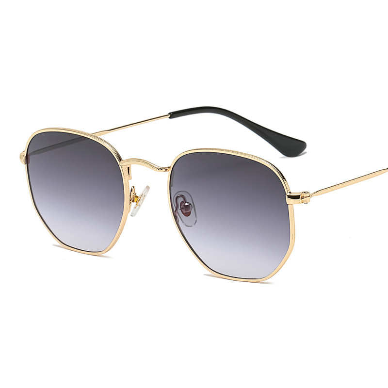 2022 Vintage Metal Men Sunglasses Brand Designer Sun Glasses
