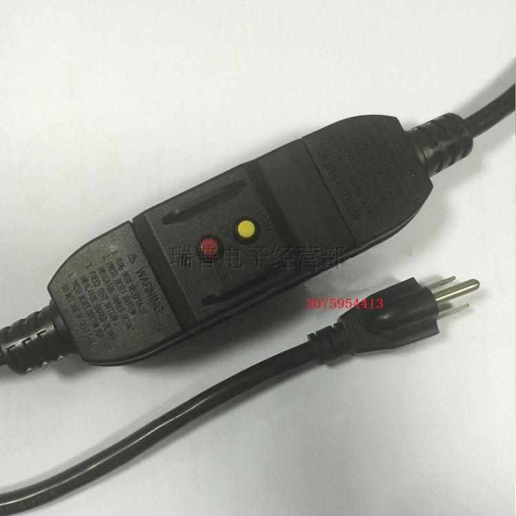 自动复位美规漏保插头15A防漏电/防浪涌/过载保护GFCI漏电保护器