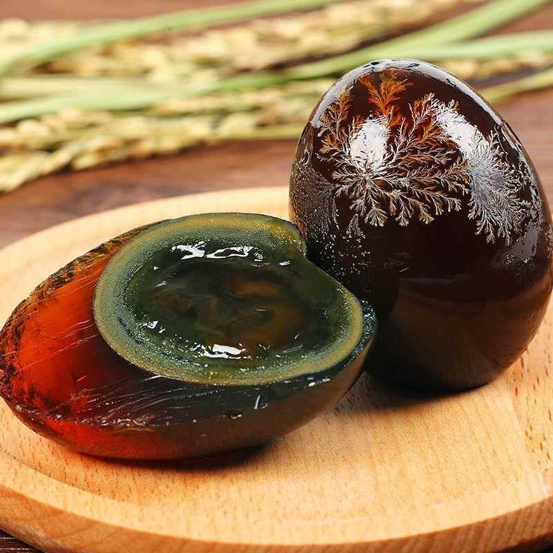 正宗松花蛋溏心松花皮蛋10枚/20枚流心鸭蛋无铅鸭蛋变蛋盐蛋