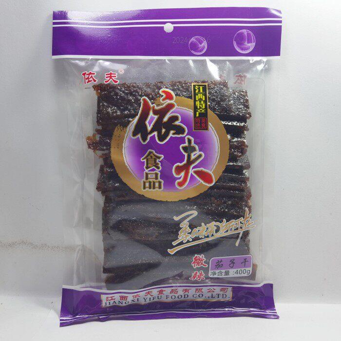 江西特产依夫微辣茄子干农家风味茄干400克零食小吃上饶