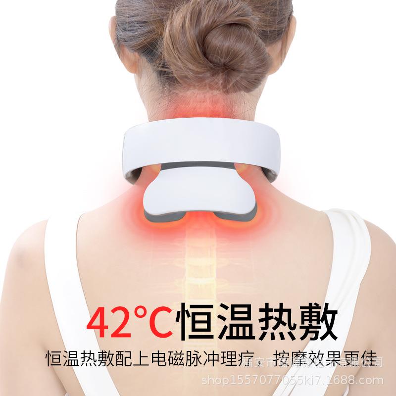 新款直销电动颈椎按摩仪脖子智能无线颈部按摩器肩颈护颈仪颈椎仪
