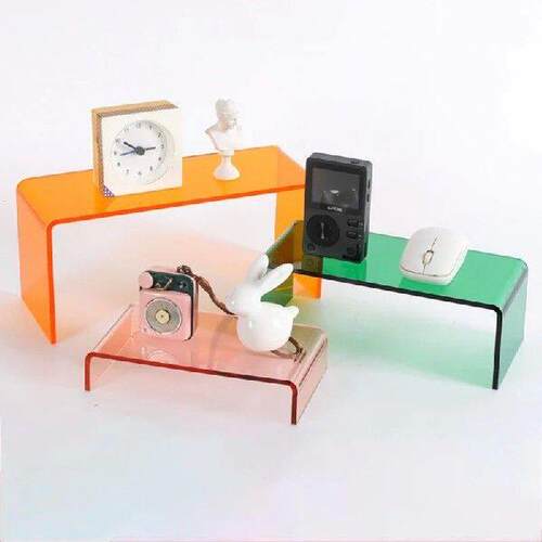 5mm Acrylic Display Riser Stand Showcase Fixture for Shoes