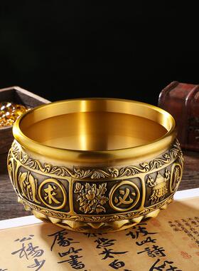 黄铜聚ZY11宝盆求必应铜盆铜缸有大号店家用客厅室铺办公开业礼品