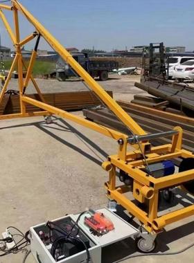 220V家用齿轮变频玻璃吊机吊窗机玻璃吊装起重1吨