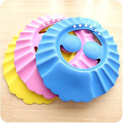 Children's Bathing Cap Baby Bath Cap Shampoo Cap Adjustable