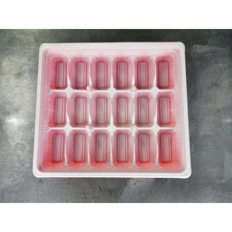 整箱400套一次性十八格饺子盒饺子托盘水饺盒带盖18格