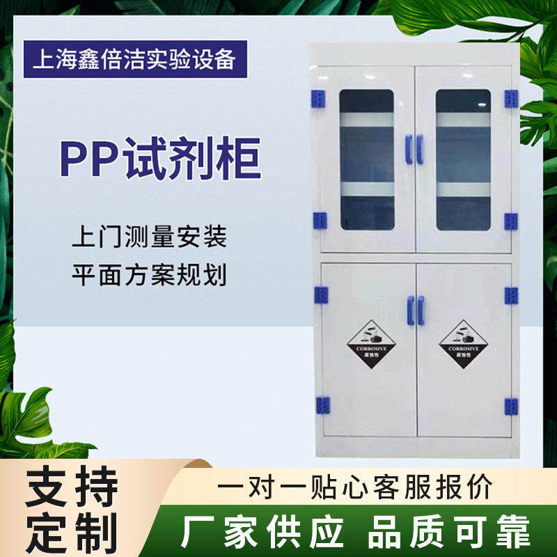 pp酸柜品柜器皿柜耐腐蚀安全柜双人双锁实验室危险化学品试剂