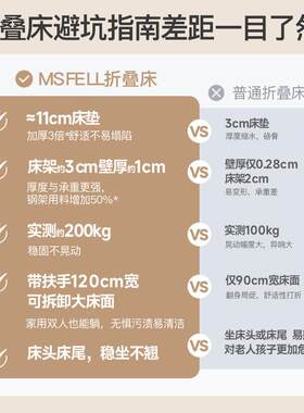 高端折叠床单人成人家用午休午睡沙发床保姆月嫂陪护床客人临时床