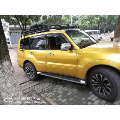适配新帕杰罗V93改装行李架车顶框V73 V93 V97 V87不锈钢免横杆