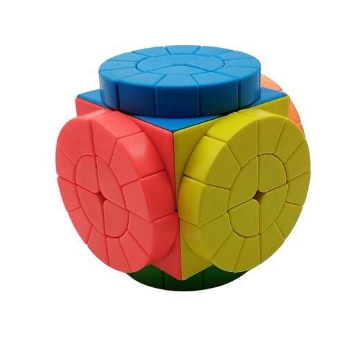 梯色 彩色六色时光轮魔方 时间机器魔方 Time Machine Cube