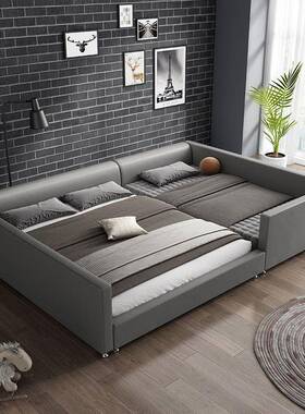 榻榻米主亲子护合一家四口二胎三胎卧栏家jls7J898庭超大现代简约