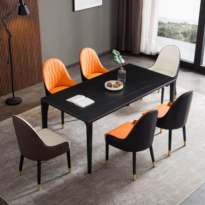 菠萝椅餐椅现代简约家用实木餐桌椅创意餐厅椅子网红酒店靠背凳子