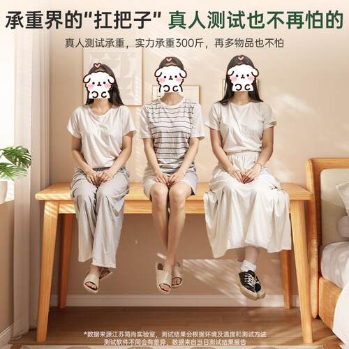 书桌书架一体桌女生卧室家用带抽屉电脑桌实木腿靠墙学生学习桌子