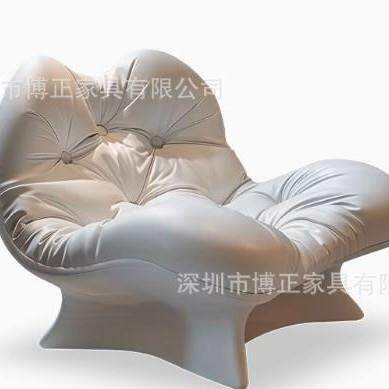 设计师单人网红沙发椅旋转意式轻奢简易客厅阳台休闲转椅懒人家用