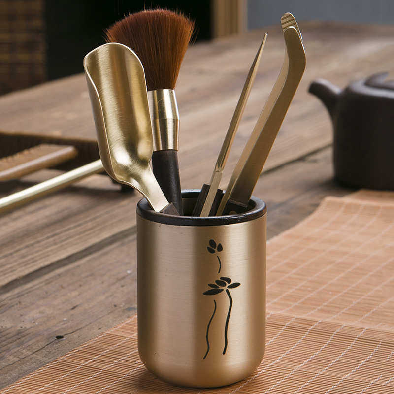 茶道六君子收纳筒 铜制储物收纳茶筒 茶具配件茶桶茶道组合筒,餐饮具,茶具礼盒,淘宝优惠券,粉丝福利购,淘宝优惠卷