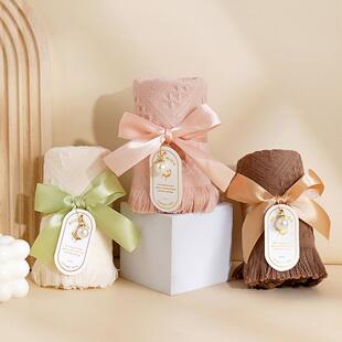 结婚伴娘伴手礼创意流苏毛巾回礼小礼品实用婚礼生日百日满月礼物