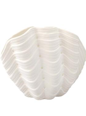 代创意高感轻奢台0101灯级卧室柜2024床头主卧客厅贝壳氛现围小夜