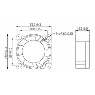 B40 B30 12V 04W 微型散热风扇. 2510 B50 NMB 1004KL 现货原装