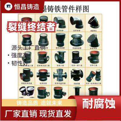 球墨铸铁双法兰丝口三通球墨铸铁双盘中丝三通铸铁双盘排气三通