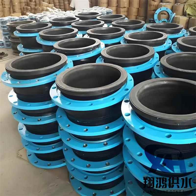 喉XT型不k钢304法兰橡胶软锈接头管避震喉膨胀649节减震橡胶接头