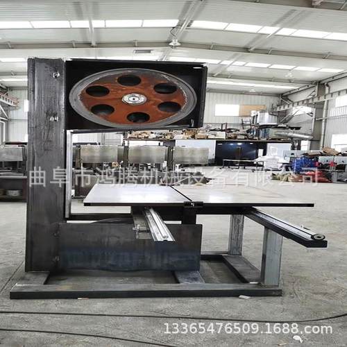 木工带锯机397立式大型带据机切瓦楞纸板滑轨推台带锯机鸿腾质保