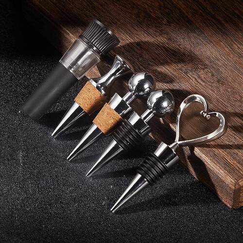 【严选臻品】红酒瓶塞通用不锈钢质感酒洋酒塞塞保鲜不挥发酒塞圆