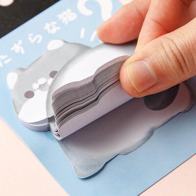cute cartoon rabbit sticky note memo纸卡通便利贴高颜值便签贴