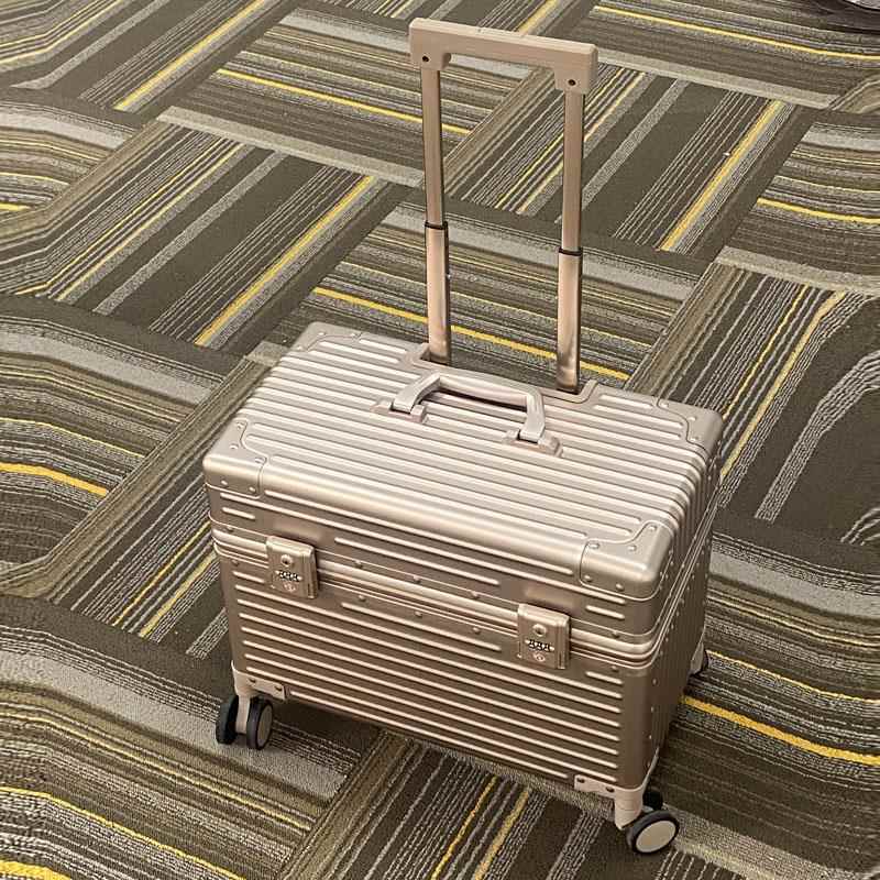 高档全铝1镁合金摄影器材杆箱相机行李箱登机箱8上翻盖拉密码旅寸